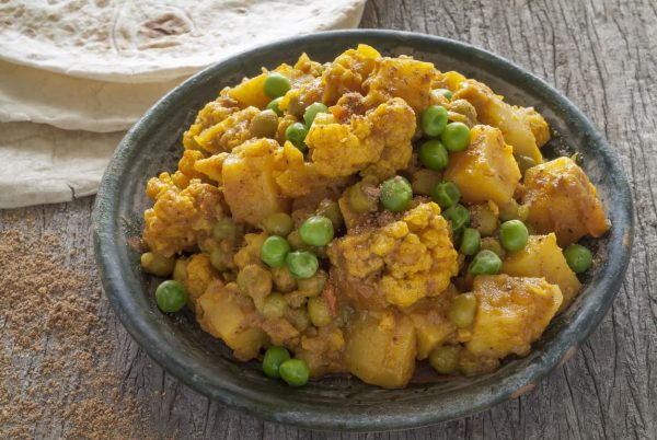 Indian Potatoes & Peas