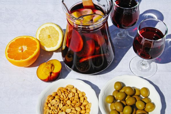 Sangria and tapas, Spain.