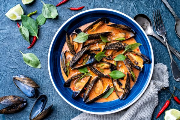 Thai Red Curry Mussels