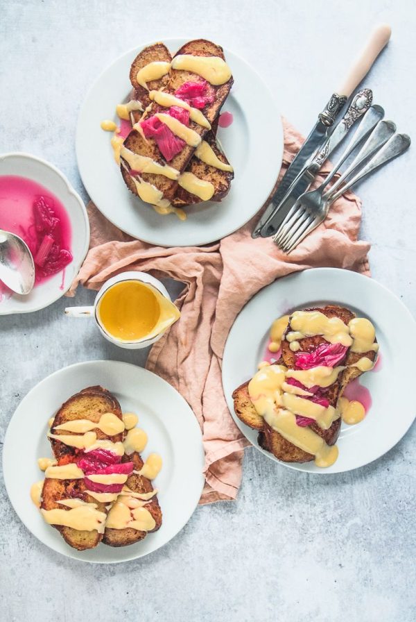 French Toast w: Rhubarb