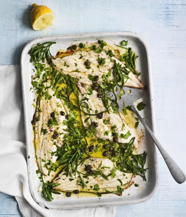 Rockfish w:CAper Sauce