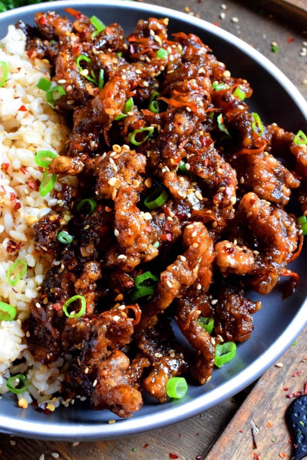 Ginger Fried Beef